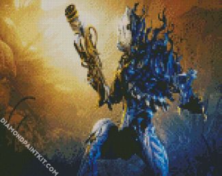 Aesthetic Warframe diamond painting