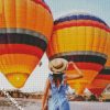 Aesthetic Girl In Cappadocia diamond painting