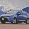 Aesthetic Grey Toyota Corolla diamond painting