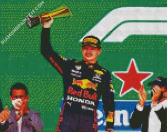 Aesthetic Max Verstappen diamond painting