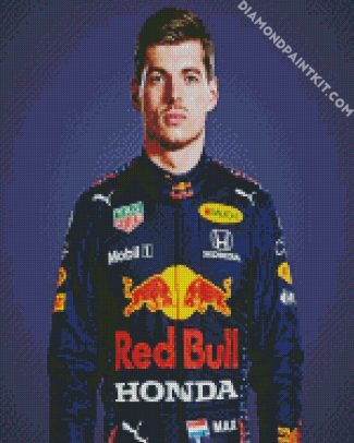 Aesthetic Max Verstappen diamond painting