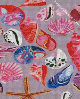 Aesthetic Sea Shells diamond painting