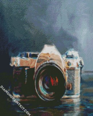 Aesthetic Vintage Camera diamond painting