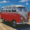 Aesthetic Volkswagen Campervan diamond painting