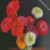 Aesthetic Zinnias diamond painting