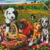 Animals Picnic diamond painting