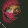 Arabic Woman With Green Eyes diamond painting