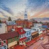 Beautiful Small Town diamond painting