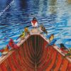 Birds On Kayak Canoeing diamond painting