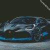 Black And Blue Bugatti diamond painting