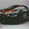 Black And Orange Bugatti diamond painting