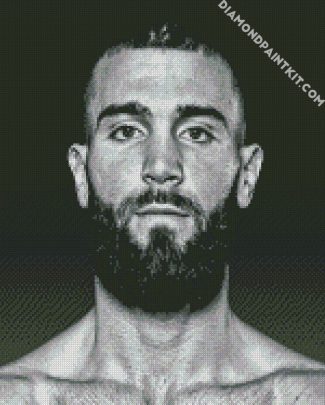 Black And White Caleb Plant diamond painting