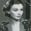 Black And White Vivien Leigh diamond painting