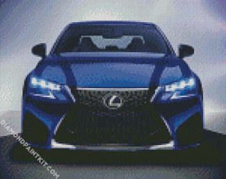 Blue Lexus diamond painting