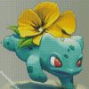 Bulbasaur And Yellow Flower diamond painting