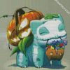 Bulbasaur Celebrating The Halloween diamond painting