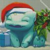 Bulbasaur Enjoying The Christmas diamond painting