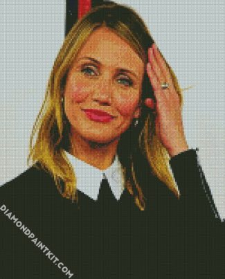 Cameron Diaz diamond painting