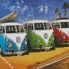 Campervans Volkswagen diamond painting