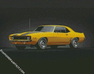 Chevrolet Camaro Z28 diamond painting