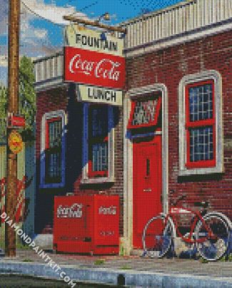 Coca Cola Store diamond painting