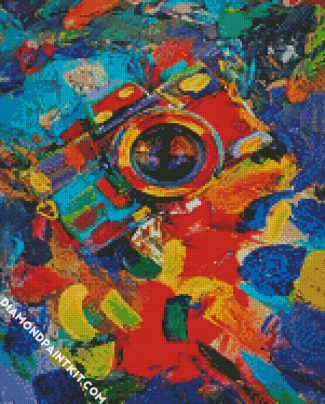 Colorful Camera diamond painting