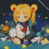 Cute Baby Tsukino diamond painting