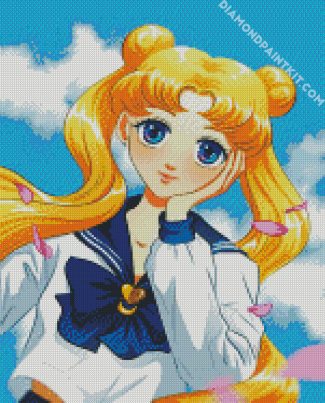 Cute Tsukino diamond painting