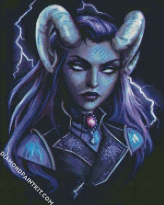 Evil Aries diamond painting