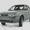 Grey Nissan Tsuru diamond painting