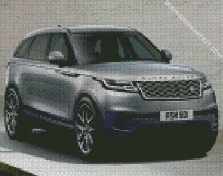 Grey Range Over Velar diamond painting