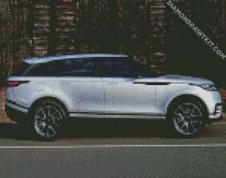 Grey Range Over Velar Car diamond painting