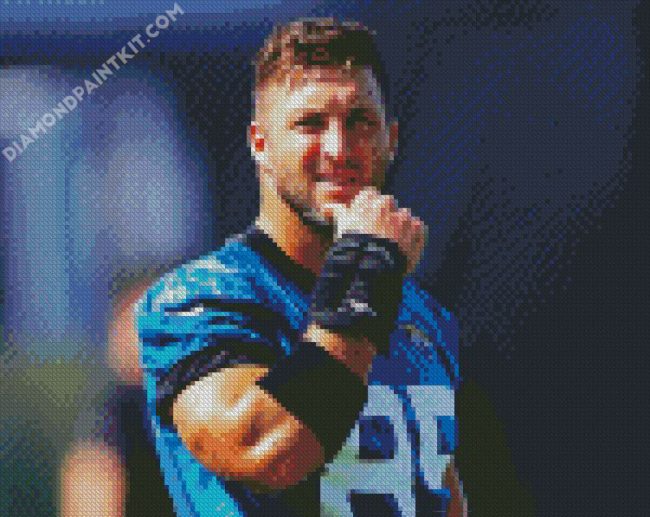 Handsome Tim Tebow diamond painting