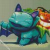 Happy Bulbasaur Halloween diamond painting