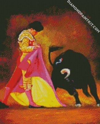 Matador And Bull diamond painting