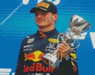 Max Verstappen diamond painting