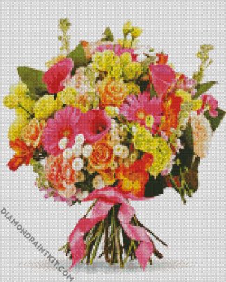 Mixed Summer Bouquet diamond painting