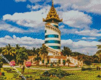 National Races Village Burma diamond painting