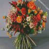 Orange Passion Bouquet diamond painting