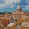 Saint Peter Square Vatican diamond painting