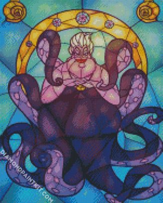 Stained Ursula diamond painting