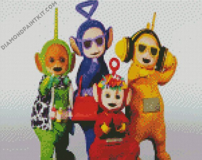 Stylish Teletubbies diamond painting