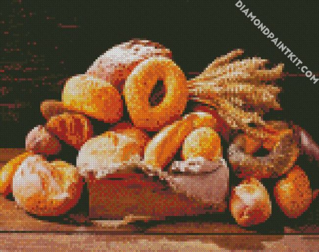 Tasty Breads diamond painting