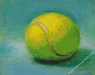 Tennis Ball Art diamond painting