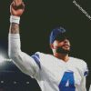 The American Footballer Dak Prescott diamond painting