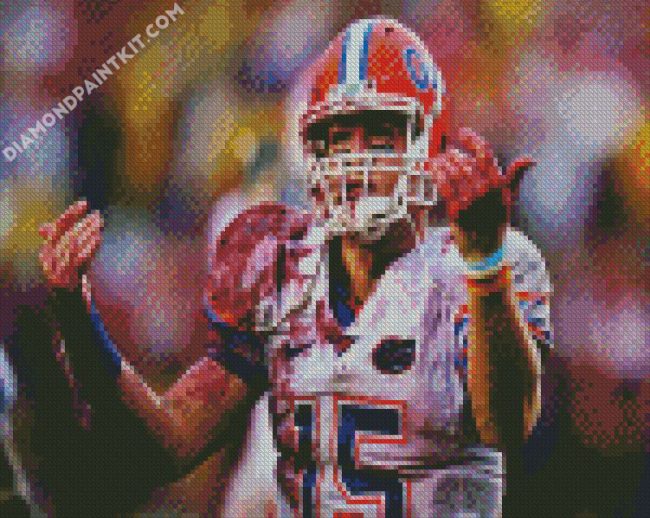 The American Footballer Tim Tebow diamond painting