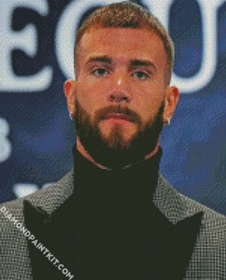 The Professional Boxer Caleb Plant diamond painting