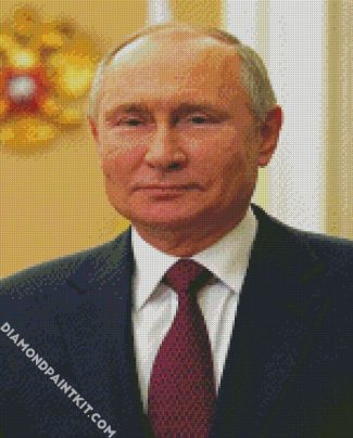 The Russian President Vladimir Putin diamond painting