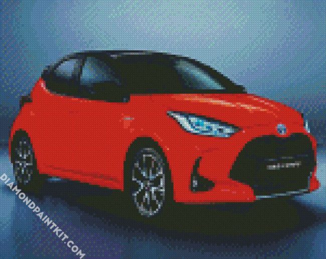 Toyota Yaris diamond painting