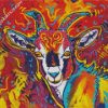 Trippy Goat diamond painting